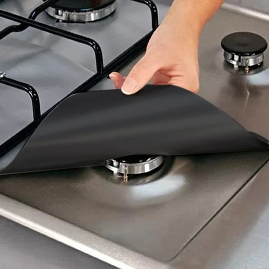 1/4PC Stove Protector Cover Liner Gas Stove Protector Gas Stove Stovetop Burner Protector